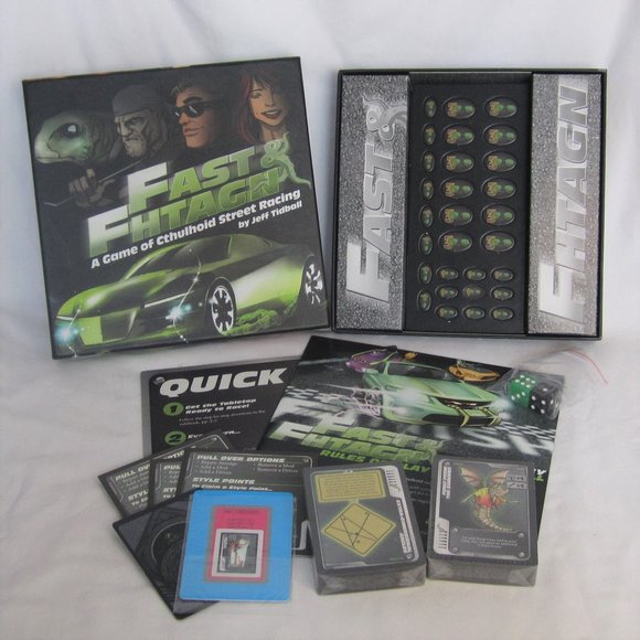 Fast & Fhtagn Game of Cthulhoid Street Racing by Jeff Tidball Atlas Games Signed - Picture 4 of 7